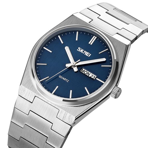 Чоловічий годинник Skmei 9288SIBU Silver-Blue | Зображення 1