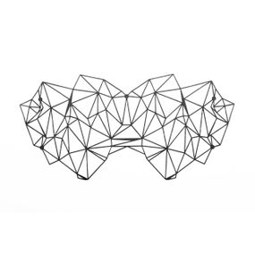 Маска на обличчя Bijoux Indiscrets - Kristine Mask, вінілова, клейове кріплення, без зав'язок Sex Aura