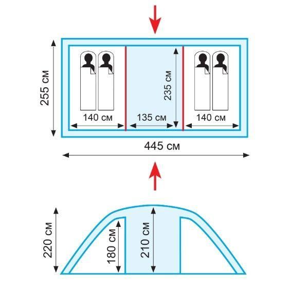 Намет Tramp Eagle 4 (v2) | Зображення 1