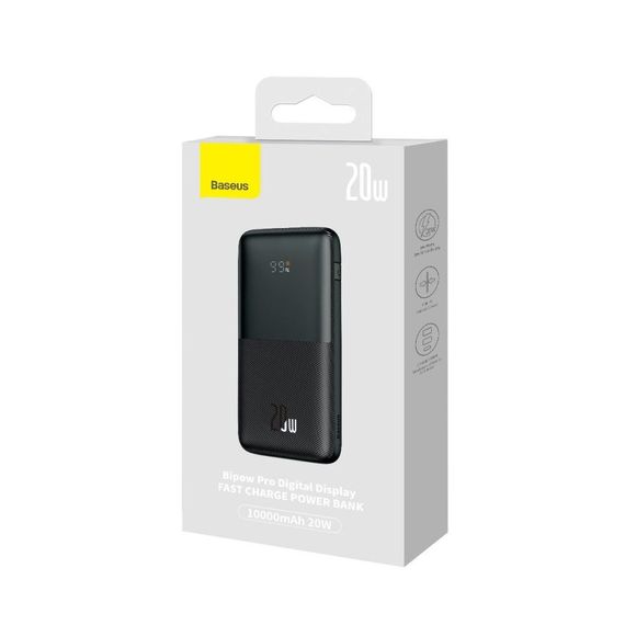 Універсальна мобільна батарея Baseus PPBD040101 Display Fast Charge Power Bank 10000mAh 20W (32373-01_1045)