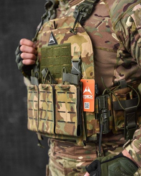 Тактическая плитоноска Attack 4 точки быстрого сброса  ВТ7472 | Зображення 8
