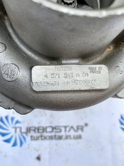ТУРБІНА BMW N63, 769155-0014, BMW X6 E71, 750, F02, F01, 11657576985, 11657646092, 11654615206, 11657590598 | Зображення 1