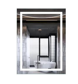 Дзеркало Mixxus Premium FLASH MR21-60x80 (LED Touch, Anti-fog, годинник) (MP6617)