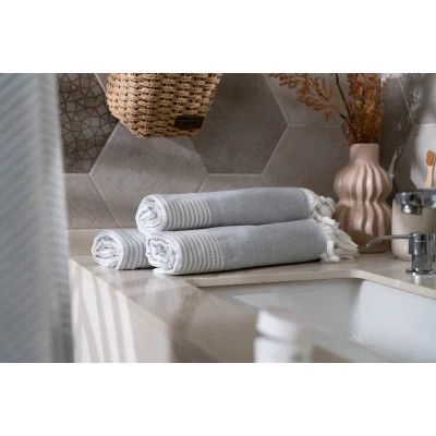 Рушник банний Ardesto SPA ART2690GR 90х170 см сіре | Зображення 5