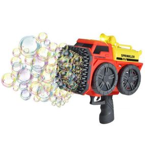 Пистолет с мыльными пузырями SHT KB1295 Truck на 139 отверстий + 2xbottle 60ml Red