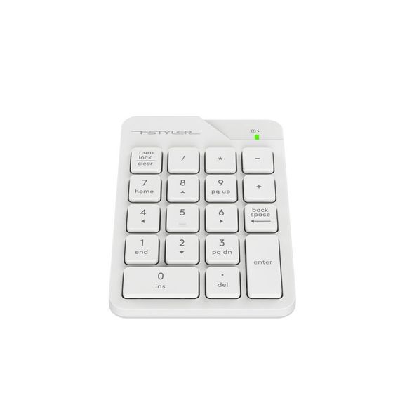 Клавіатура цифрова бездротова A4-Tech FGK21C, колір білий | Зображення 6