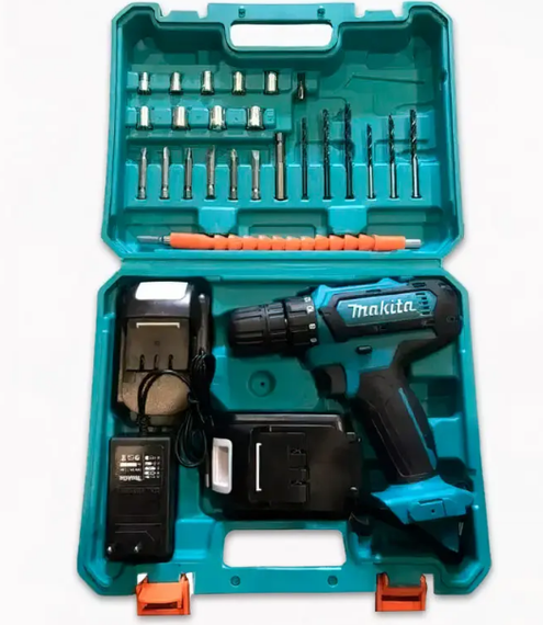 Аккумуляторная дрель-шуруповёрт Makita DF330DWE, 24В, набор инструментов (42584-MAKITA-24w_1110) | Зображення 7