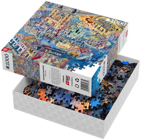 Пазл GoodLoot Imagination: Edward Dwurnik Radzymin Puzzles 1000 ел. (5908305239635) | Зображення 1