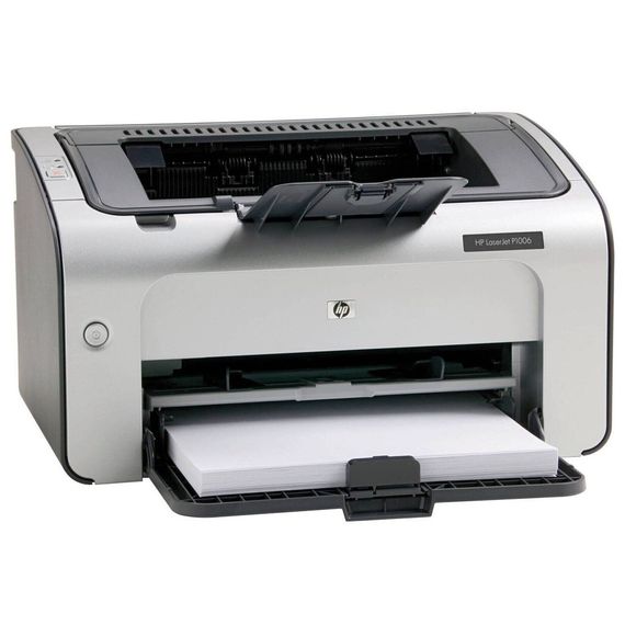 Принтер HP LaserJet P1006 / Лазерная монохромная печать / 600x600 dpi / A4 / 16 стр/мин / USB 2.0 б/у
