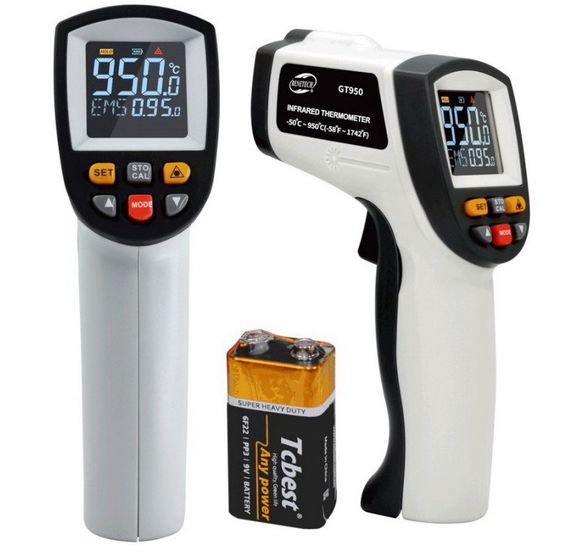 Безконтактний термометр (пірометр) — 50-950 °C BENETECH GT950 | Зображення 1