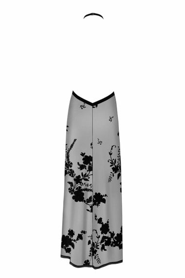 Сукня Noir Handmade F312 Divinity, S, black, прозора, до підлоги, відкрита спина, розріз збоку Sex Aura | Зображення 4