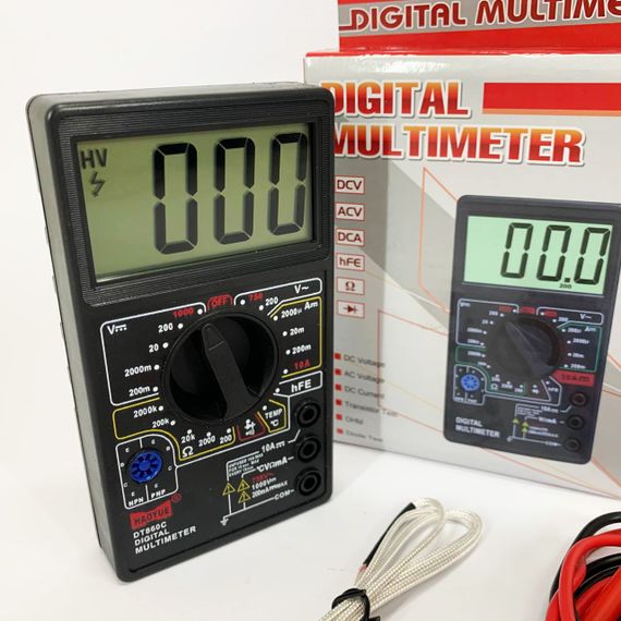 Мультиметр індикатор напруги, Портативний мультиметр для домашніх майстрів, Точний тестер напруги GM-46 | Зображення 6