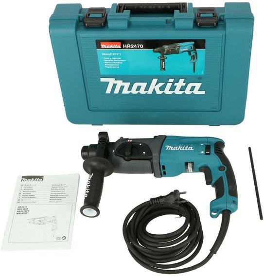 Перфоратор мережевий Makita HR2470 (780 Вт, 2.4 Дж, SDS-PLUS) | Зображення 6
