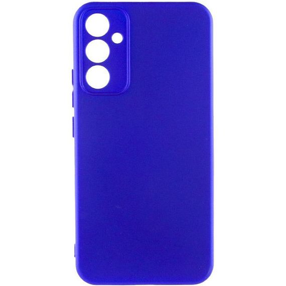 Чохол TPU GETMAN Liquid Silk Full Camera для Samsung Galaxy S24+ Синій / Iris