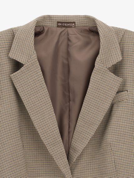 Піджак з візерунком жіночий GENUA 2605 3XL Бежевий shop (2000999599385) | Зображення 1