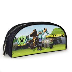 Пенал шкільний Minecraft Кріпер 23х10х8 см з принтом для хлопчика (02832)