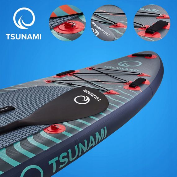 Надувна SUP дошка TSUNAMI 350 см із веслом Wave T03 (P-5907739314222) | Зображення 6