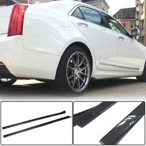 Боковые пороги (Карбон) для Cadillac ATS 2012-2019 гг