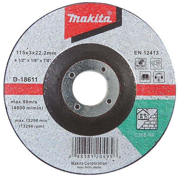 Диск по каменю MAKITA зачистний 125 мм 24R D-18518