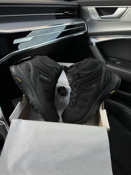 Зимові чоловічі кросівки Firecamp High All Black Fur , В'єтнам 46 29.5 см | Зображення 5