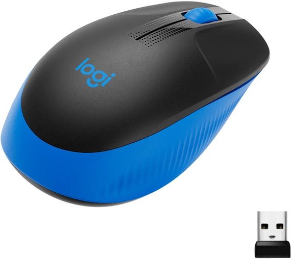 Миша комп'ютерна бездротова Logitech M190 Wireless Blue L910-005907 синя | Зображення 3
