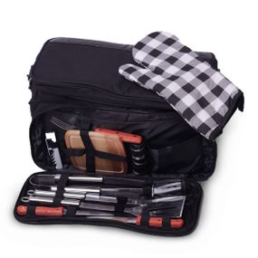 Сумка холодильник із набором для пікніка 10.5л skaut термосумка