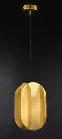 Люстра підвісна на 1 лампочку 27081 Латунь 25-300х15х24 см.