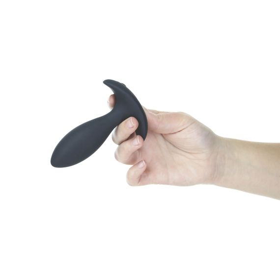 Анальная пробка с пульсацией Lux Active – Throb – 4.5" Anal Pulsating Massager, пульт ДУ | Зображення 4