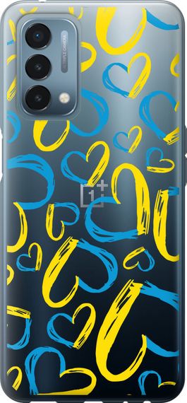 Чехол на OnePlus Nord N200 Сердца UA "5292u-2384-17620"