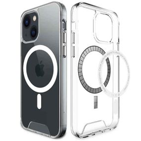 Чехол TPU Space Case with MagSafe для Apple iPhone 14 Plus (6.7") Прозрачный