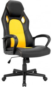 Кресло геймерское GT Racer X-2640 BlackYellow