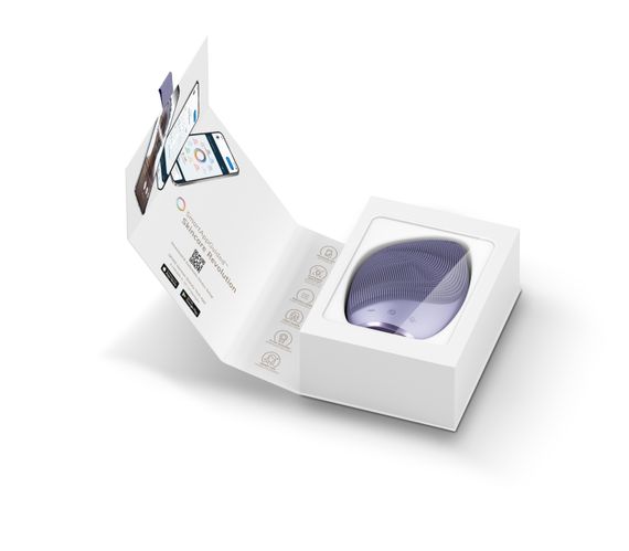 Електронна ультразвукова щітка для обличчя GESKE Sonic Facial Brush 5в1 purple | Зображення 8