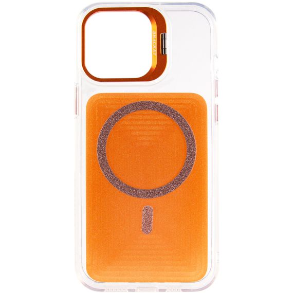 Чохол TPU+PC Jewel Sparkle with Magnetic Fit для Apple iPhone 15 (6.1") Orange Sparkle | Зображення 1