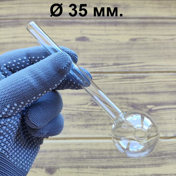 Стеклянная трубка Biglass Long Oil Clear