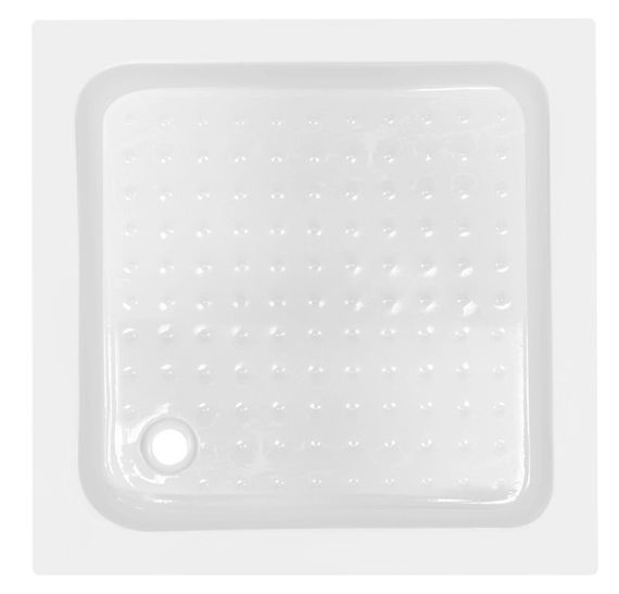 Набір Lidz Душова кабіна Wawel SC80x80.SAT.LOW.GR, квадратна, скло тоноване 4 мм + Душовий піддон Kapielka ST80x80x14 | Зображення 5