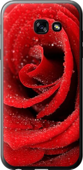 Чехол на Samsung Galaxy A5 (2017) Красная роза "529u-444-17620"