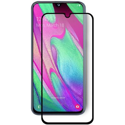 Стекло защитное PowerPlant Full screen Samsung Galaxy A40, Black (GL606863)