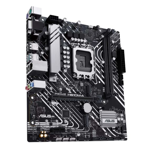 Материнcкая плата ASUS PRIME H610M-A-CSM s1700 H610 2xDDR5 M.2 HDMI D-Sub DP mATX 90MB1G20-M0EAYC | Зображення 1
