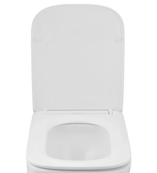 Унітаз підвісний безобідковий Kroner Eifel WHI483429 TORNADO з сидінням (KE483429WHIT) (CV032966) | Зображення 9