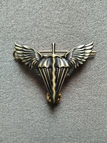 Кокарда "ДШВ" (бронза)