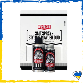 Чоловічий подарунковий набір для укладки волосся Uppercut Salt Spray & Styling Powder Duo