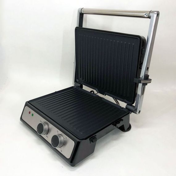 Контактный прижимной электрический гриль Crownberg CB-1044 2000W | Зображення 9