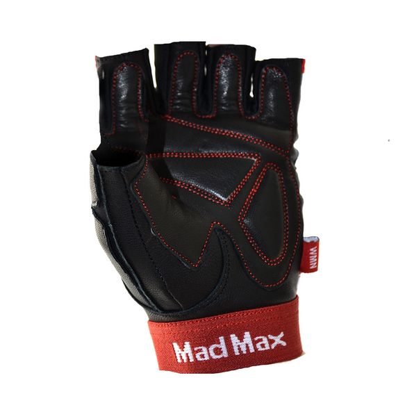 Рукавички для фітнесу MadMax MFG-911 Nine-eleven Zebra B&amp;W zebra M | Зображення 7