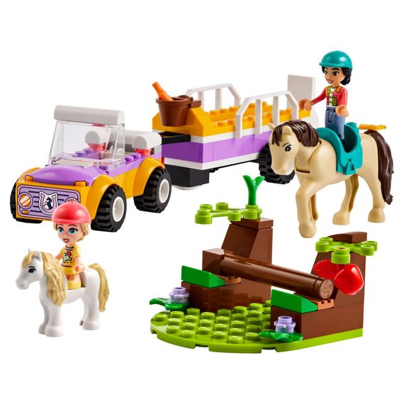 Конструктор LEGO Friends Причіп для коня й поні 105 деталей (42634) | Зображення 1
