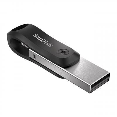 USB флеш накопичувач SanDisk 256GB iXpand Go USB 3.0/Lightning (SDIX60N-256G-GN6NE) (SDIX60N-256G-GN6NE) | Зображення 2