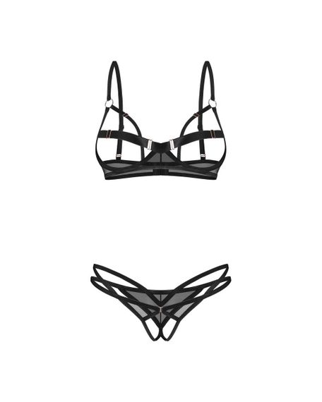 Комплект Obsessive Euridia 2-pcs crotchless set XS/S Sex Aura | Зображення 3