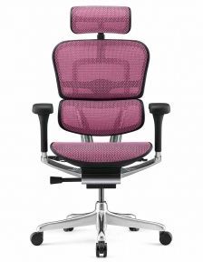 Кресло компьютерное ERGOHUMAN LUXURY 2 (EHL2-AB-HAM-5D-E-L) сетка Т-168-B5 PINK