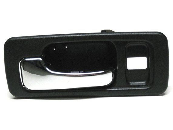 Honda Accord (90-98) передня ліва внутрішня ручка чорна+хром, Хонда Аккорд