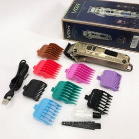 Професійна машинка для стрижки волосся та бороди VGR V-005, Тример для стрижки волосся потужний WX-13