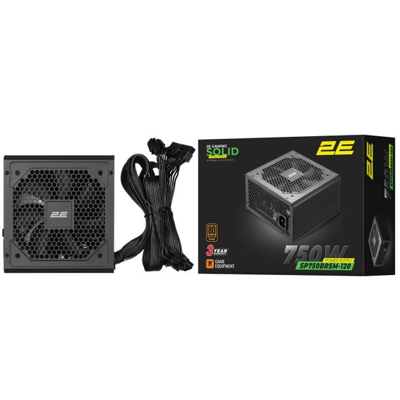 Блок живлення 2E GAMING Solid Power (750W) 2E-SP750BRSM-120 | Зображення 6